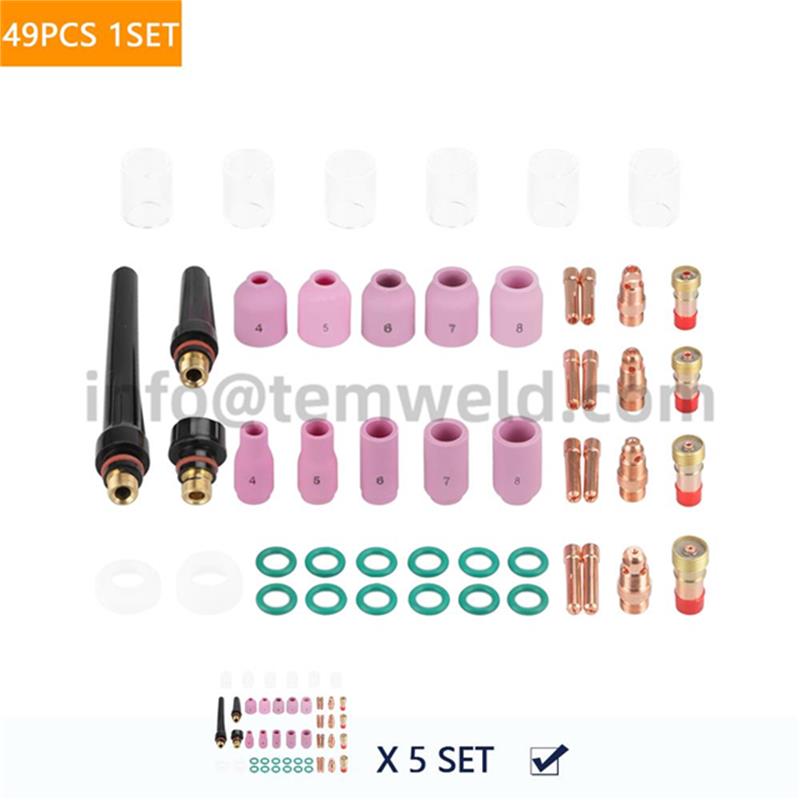 Glass spare parts kit