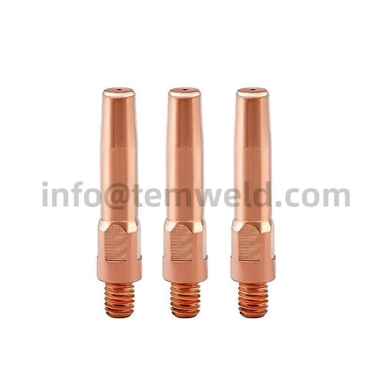 MIG M6X45 CuCrZr Copper Contact Tip Nozzle