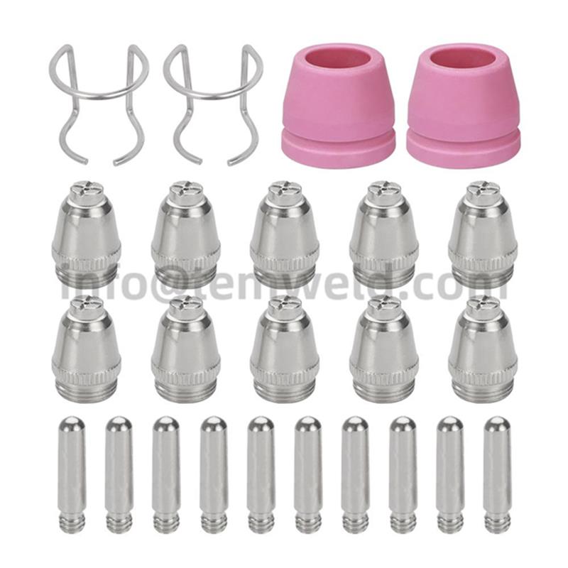 WSD60 AG60 SG55 Welding Nozzle Plasma Cutter 60A Tip Electrode Consumable Accessories Kit