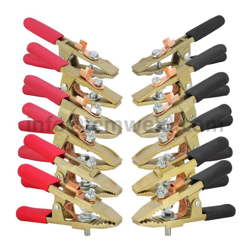 260/300/400/500/600/800A Type A Black/Red Insulation Earth Clamp