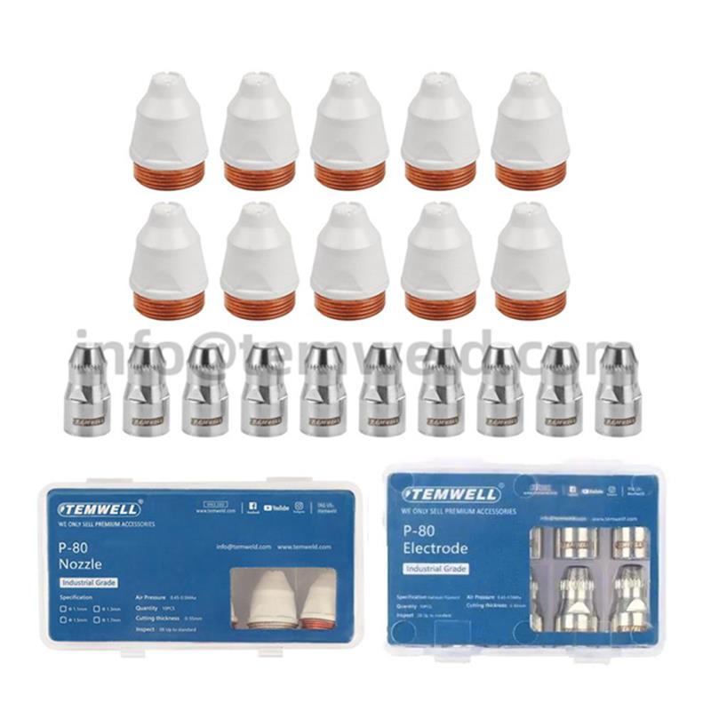 P80 Electrode And Coated Protective Nozzle