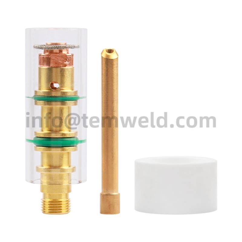 TIG Argon Arc Welding fittings Lens Cup Nozzle 10# Chuck screen Glass Kit 