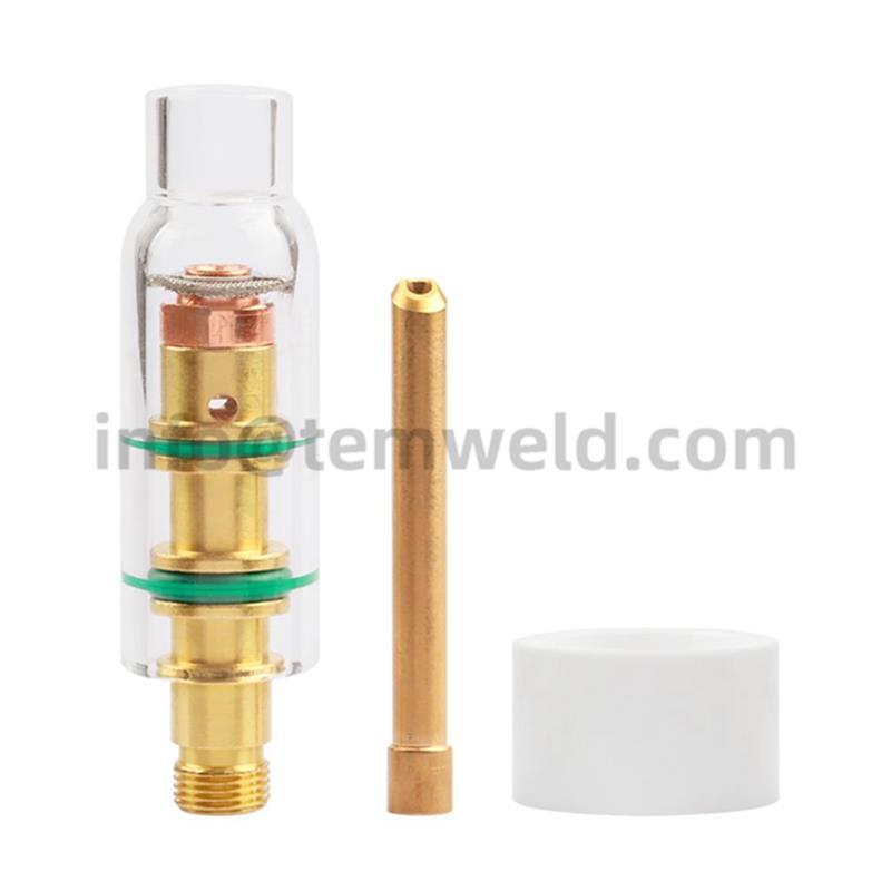 TIG Argon Arc Welding fittings Lens Cup Nozzle 6# Chuck screen Glass Kit 