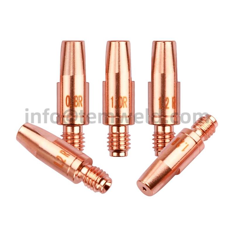24KD/25AK Contact Tip CuCrZr 0.8/0.9/1.0/1.2mm M6X28MM 