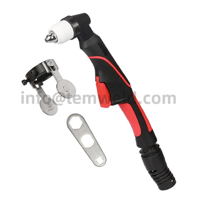 P80 Torch Black and red lines handle Body