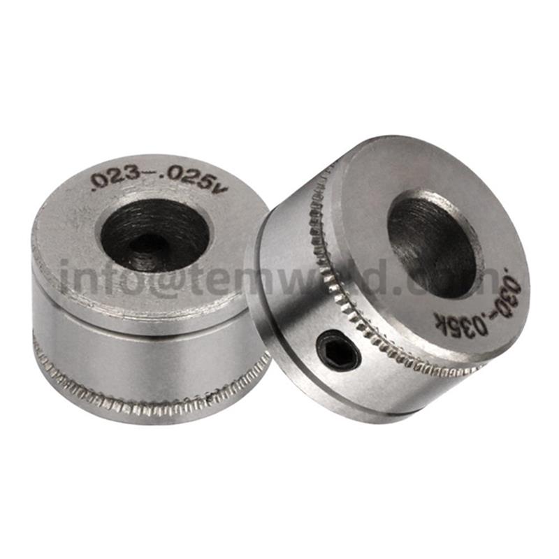 Solid wire 023-025V and solid or flux-cored wire 030-035K Wire Feeding Roller 