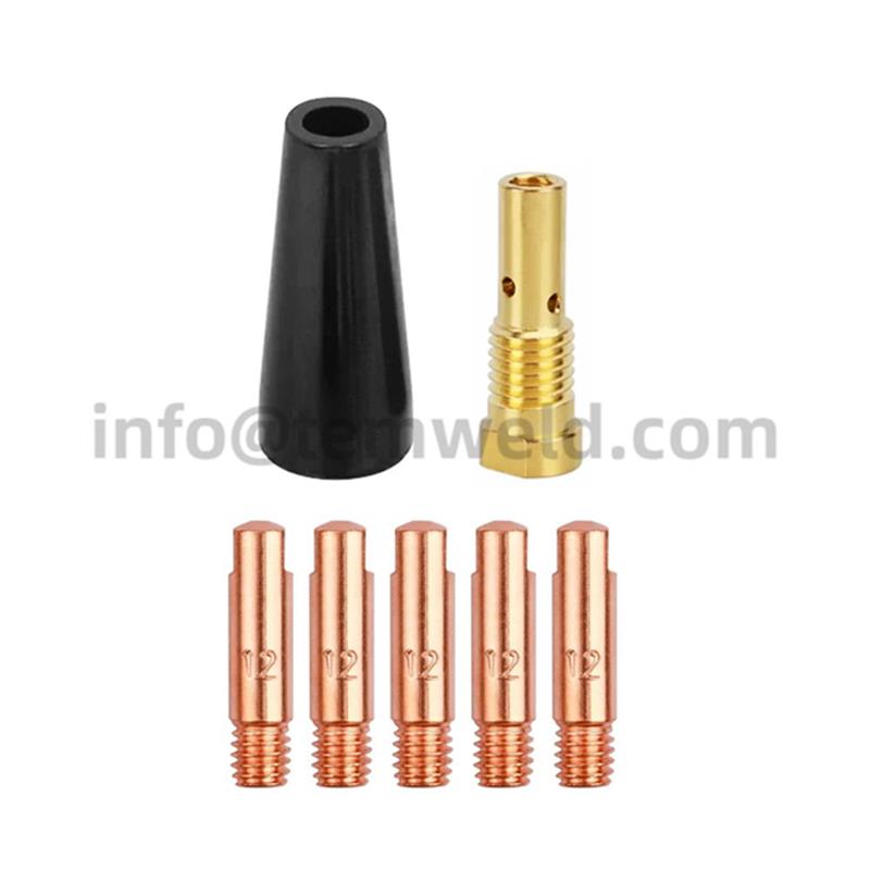 7Pc Gasless Nozzle Tip For Century FC90 Flux-Cored Wire Feed K3493-1 035 0.8/0.9/1.0/1.2mm 