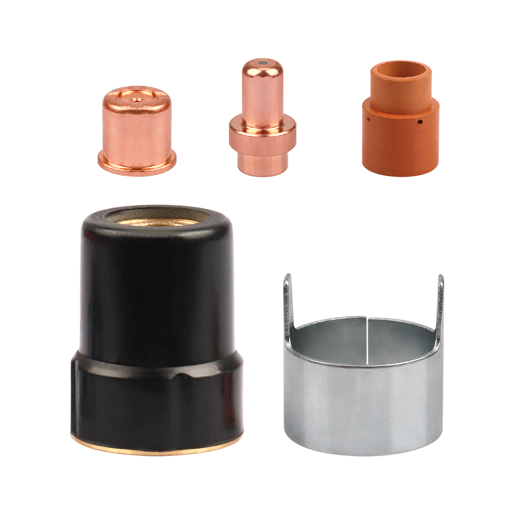 23-Piece Plasma Torch Consumables Kit For Trafimet S25 S35 S45 - Tips, Electrodes & Shields